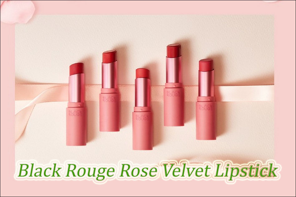 Black Rouge Rose Velvet Lipstick