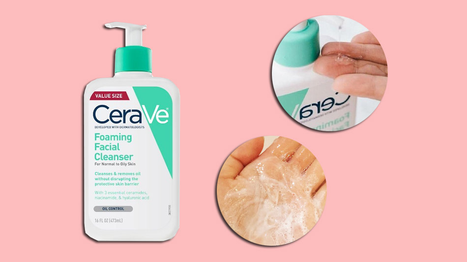 Phân biệt sữa rửa mặt CeraVe Foaming Facial Cleanser thật giả
