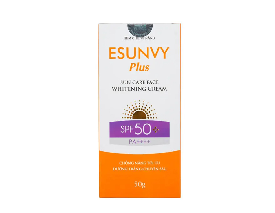 em chống nắng Esunvy Plus Sun Care Face Whitening Cream